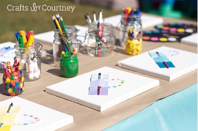 Easy DIY Kids Art Party